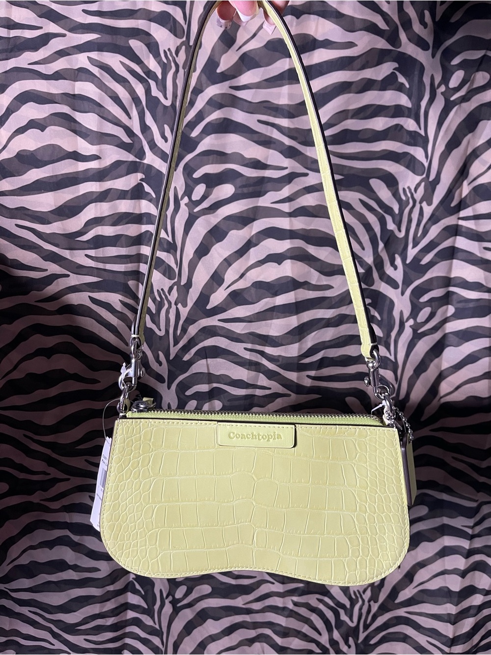Coach Wavy Baguette Bag